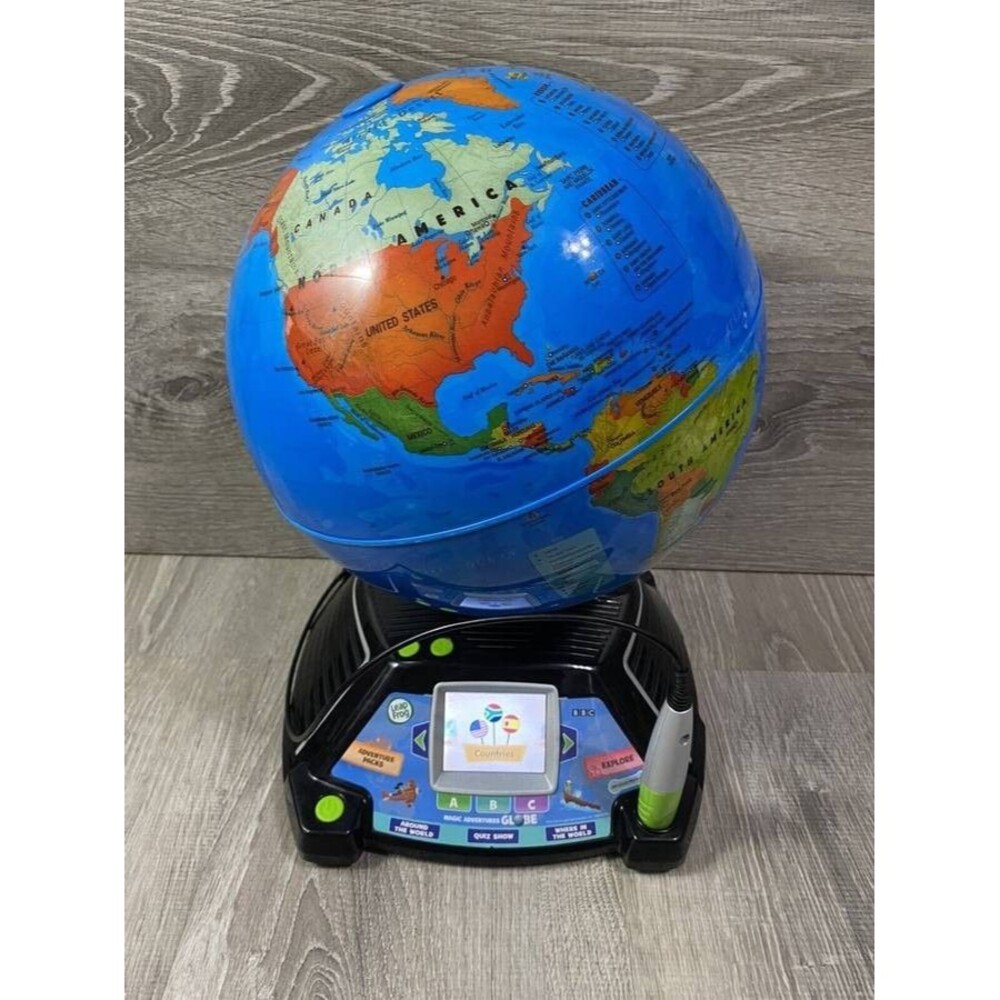 LeapFrog Magic Adventures Globe W/LCD Integrated Video Screen Display 80-605400